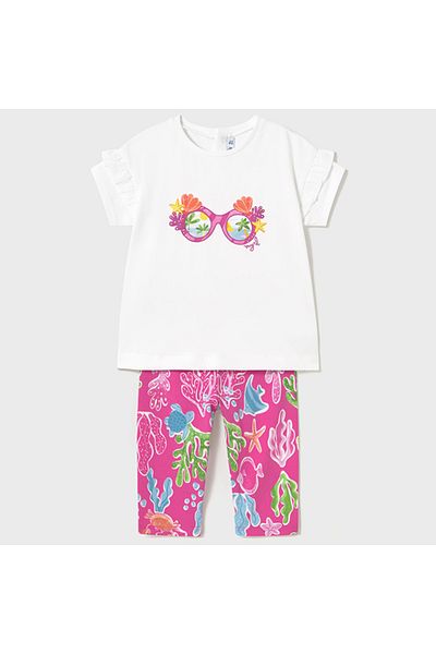 MAYORAL Baby Girl Colorful Underwater Tights Set L25Y1739