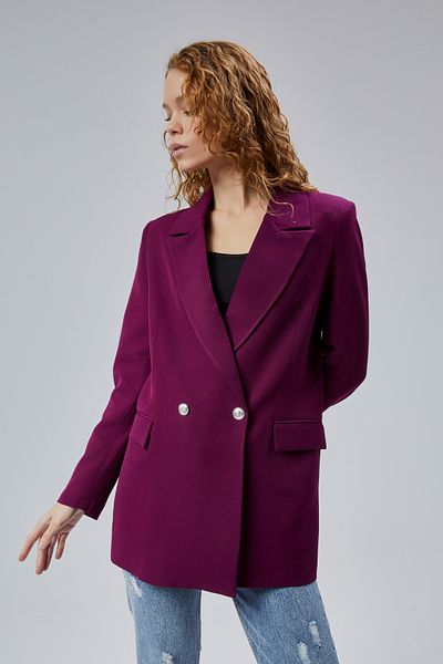 Bolivente Oversize Woven Blazer Jacket