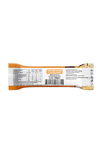 Fellas Yüksek Protein Bar - Yer Fıstıklı ve Kakaolu 45 gr x 12 Adet