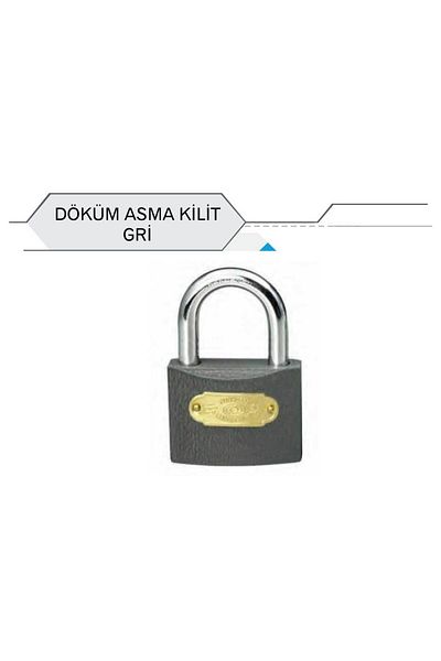 Geylani Gray Padlock - 32mm Width and Height 50mm