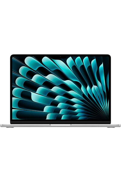 Apple ماك بوك اير 13 بوصة: شريحة Apple M4 مع وحدة معالجة مركزية 10 أنوية ووحدة معالجة رسومية 10 أنوية وذاكرة 16 جيجابايت وذاكرة 512 جيجابايت SSD باللون الفضي لوحة مفاتيح إنجليزية/عربية (2025)
