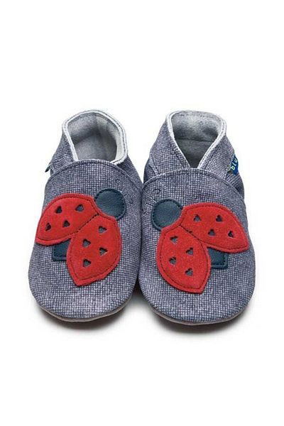 Inch Blue Genuine Leather Kids Booties 2611