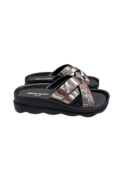 Pierre Cardin Wedge Heel Anatomical Sole Slippers