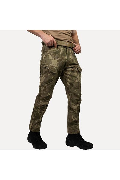 Wolftrap Tactical Military Camo Pattern 1062 8 Pockets Softshell Παντελόνι με Fleece Inside Softshell Παντελόνι