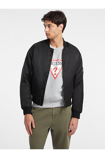 Guess Men's Jeans Bomber Jacket