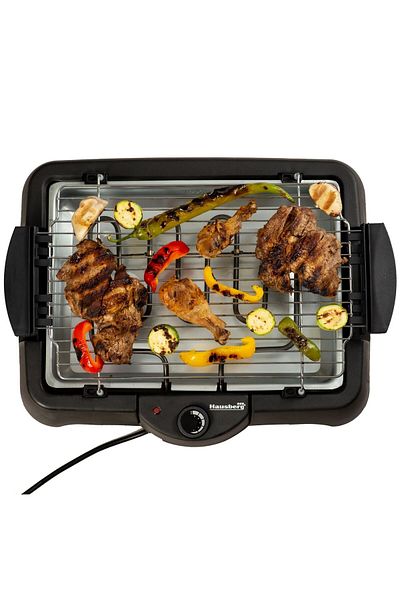 Hausberg Gratar Electric Hb523, 2000w , 50.5 X 36 Cm, Termostat, Negru