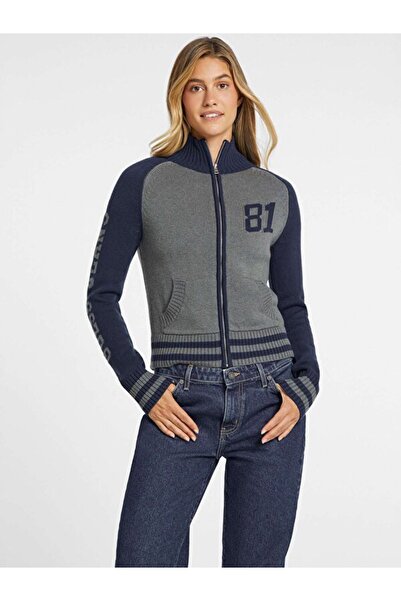 Guess Jeans Kadın Yün Karışımlı Triko