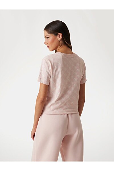 Guess Γυναικείο μπλουζάκι Noemi 4G Active Regular Fit