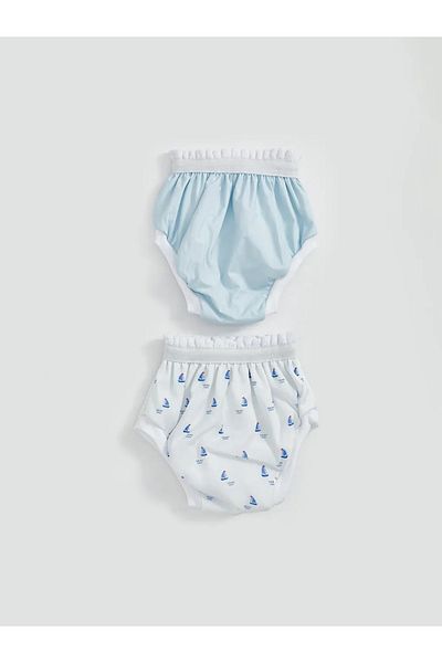 LC Waikiki Lcw Baby Unisex Baby Training Panties with Elastic Waist 2-Pack
