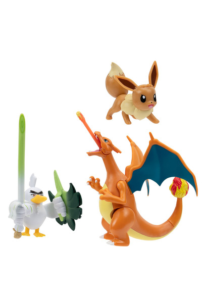 Pokemon Battle Aksiyon Figür ve Figür 3'lü Set PKW2980
