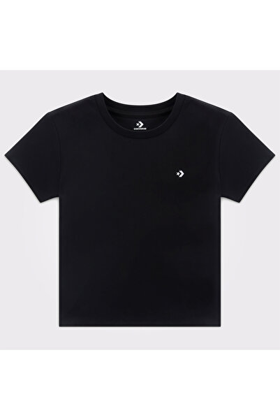 Converse The Slim Jersey Black Women's Short Sleeve T-Shirt