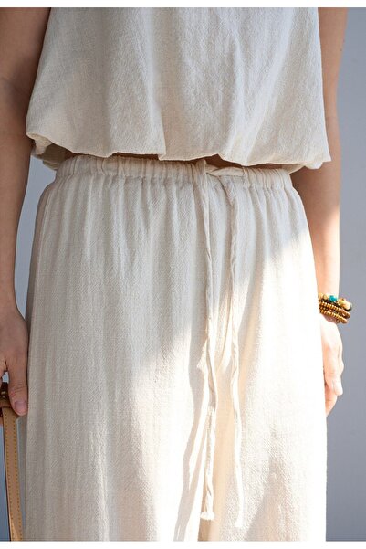 My Blog Természetes 100% pamut blúz nadrág szett - 251003