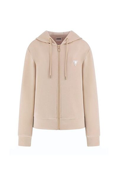 Guess Hanorac maro pentru femei Olympe Full Zip Hood V4yq06kcay2-g1l9