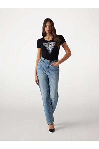 Guess Γυναικείο T-Shirt Ss Cn Triangle