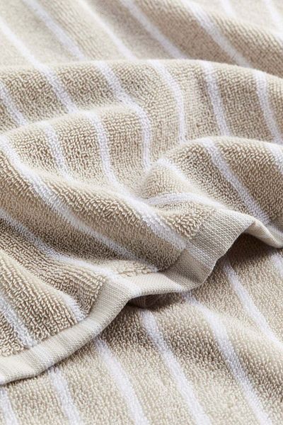 H&M Striped hand towel