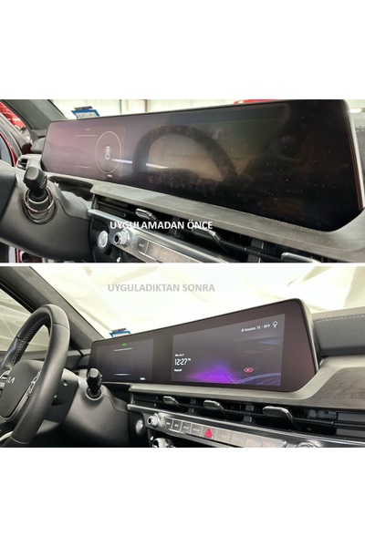Mobilite TOGG T10X / T10F Tüm Dijital Ekranlar Bütün Set Uyumlu MAT Görünüm Ekran Koruyucu Nano Cam MAT