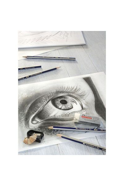 Faber Castell Faber-Castell Goldfaber Graphite Pencil, 6 Strengths, With Eraser And Sharpener