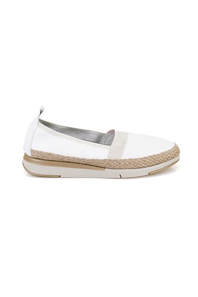 Desa Pantofi casual din piele DesaComfort White pentru femei