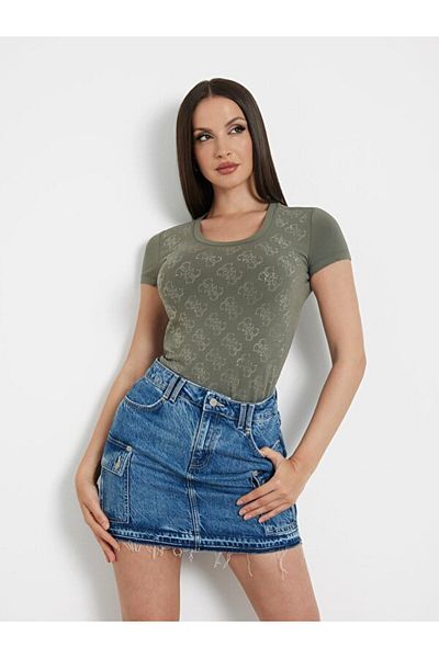 Guess 4g Allover Women's Slim Fit T-Shirt