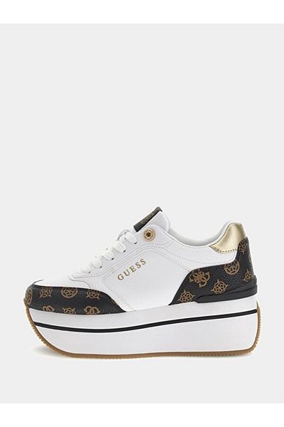 Guess Pantofort alb pentru femei FLPCM4FAL12WHIBR