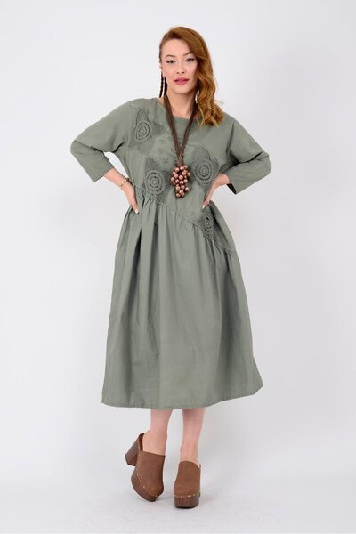 Park Moda 11081 LOVA FİSTO DETAYLI ELBİSE