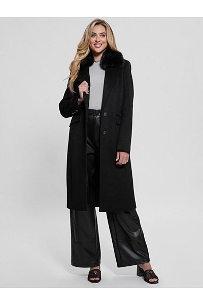 Guess Nancy Women's Wool Blended Coat
