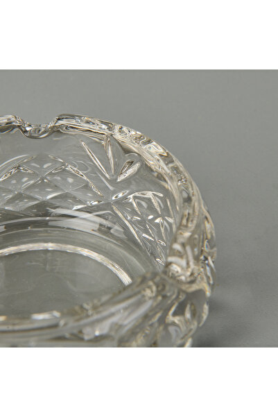 Delisoga Deli Soga Round Glass Ashtray - Transparent - 9.5 cm