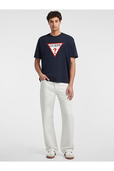Guess Jeans Gj Ss Cn Os Iconic Tee Men's Navy Blue T-Shirt M4Yi45K8Fq4-A71W