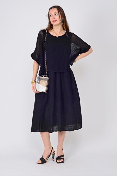 Park Moda 19056 ΦΟΡΕΜΑ ΛΙΝΟ ΔΙΠΛΗΣ ΣΤΡΟΓΓΥΛΗΣ