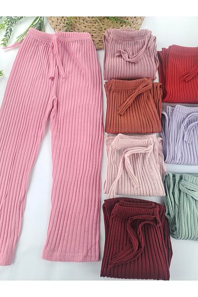 Butik Girl's Summer Trousers 2 Pieces Twill Fabric