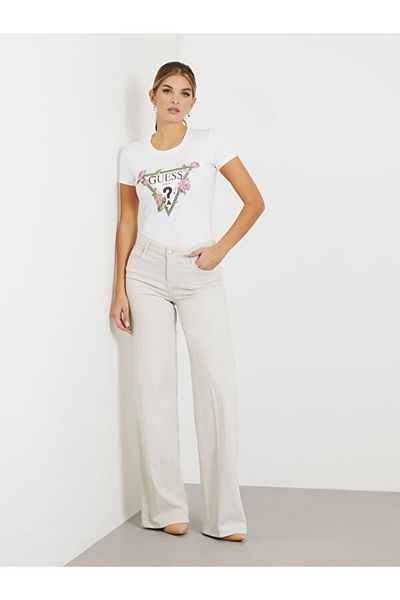 Guess Floral Triangl Women's Slim Fit T-Shirt