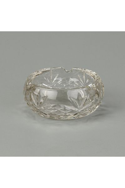 Delisoga Deli Soga Round Glass Ashtray - Transparent - 9.5 cm