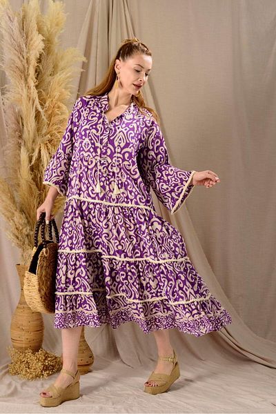 Park Moda AN10384 ΦΟΡΕΜΑ MARIN POMPOM ΛΕΠΤΟΜΕΡΗ