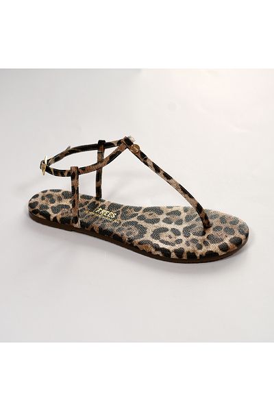 Tkees Women's Leopard Casual Sandals