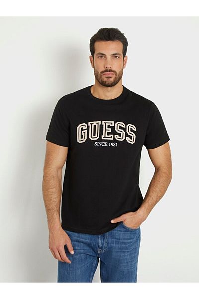 Guess Ανδρικό μπλουζάκι College Regular Fit