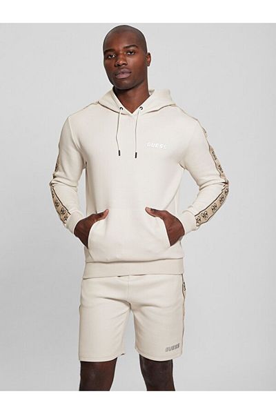 Guess Men's Mickey Punto Milano Beige Sweatshirt