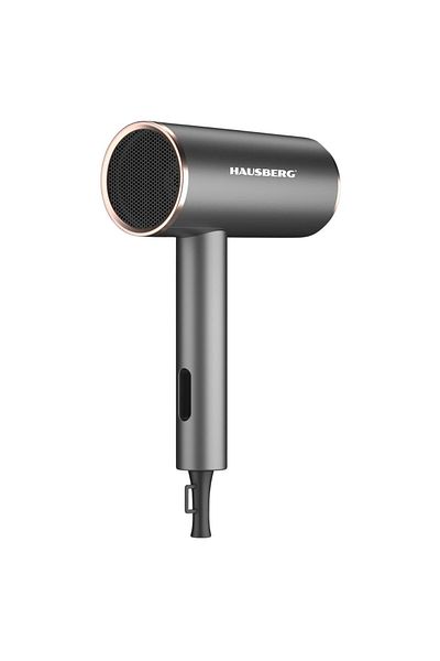 Hausberg Fén na vlasy HAUSBERG HB-263GR, 2200 W, 2 rychlosti, 3 úrovně ohřevu, šedý