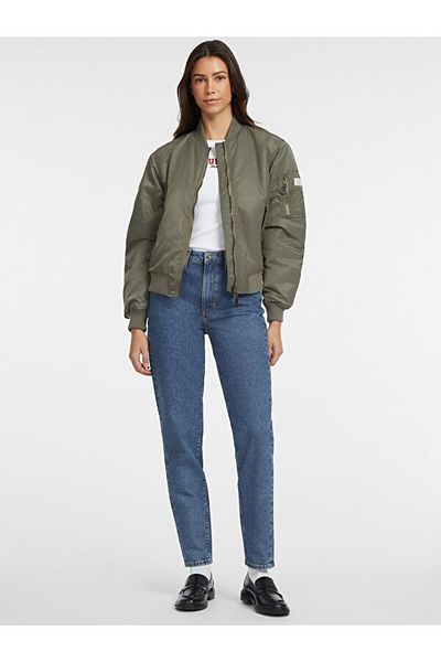 Guess Jeans Gj Bomber Jkt Jachetă kaki pentru femei W4yl01wg932-g8ev