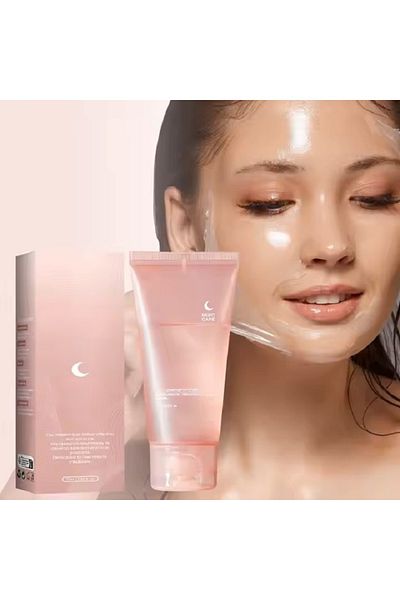 PURE ZONE قناع الوجه بالكولاجين القابل للتقشير 75 مل قناع الليل لترطيب وتوهج