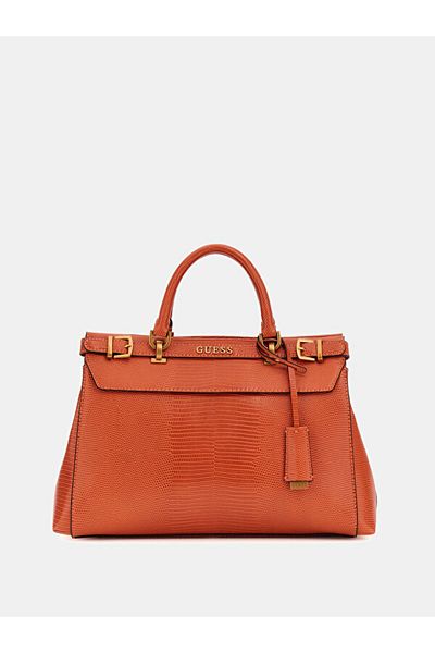 Guess Women's Stylish Designed Handbag with Brand Logo Red Handbag HWKB8985060-ORA