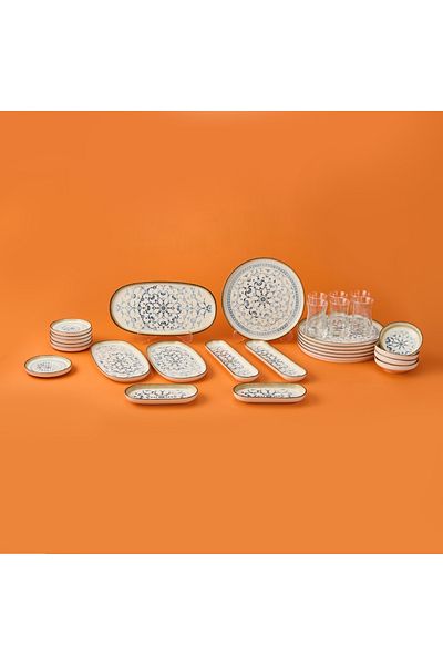 İpek İpek Egzon Toledo 29 Piece Breakfast Set - Colorful