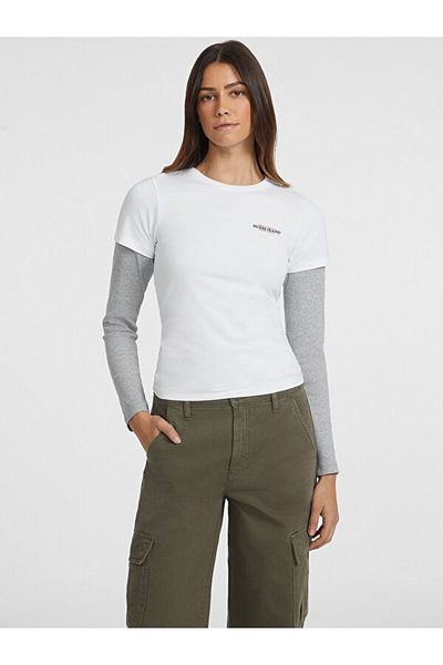 Guess Tricou de damă cu blugi slim fit