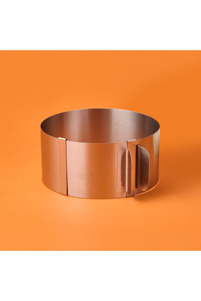 Generic Brand Articole de uz casnic Ayarlanabilir Kek Kalıbı - Inox - 30 cm