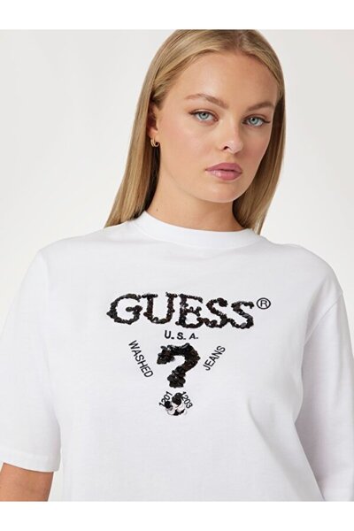 Guess Γυναικείο T-Shirt Active Boxy Fit Aurélie