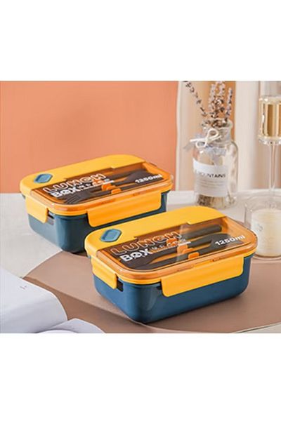 COOYA Portable Food-grade Plastic Lunch Box, Microwave Sealed Bento Box, Children's Adult Food Storage Box