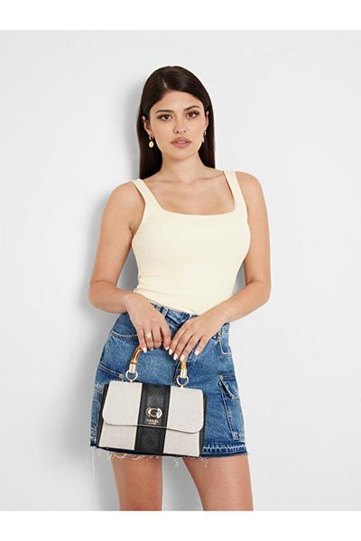 Guess Canvas II Women's Tote Shoulder Bag