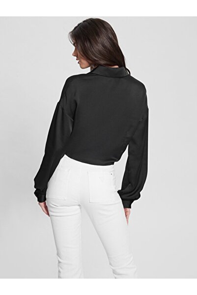 Guess Γυναικείο πουκάμισο με κανονική εφαρμογή με φιόγκο