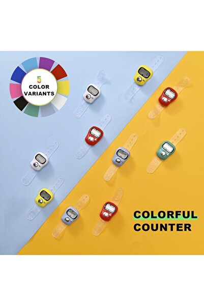 AWH Electronic Finger Counter – 5-Digit LCD Clicker, Tally Counter for Knitting, Coaching & More