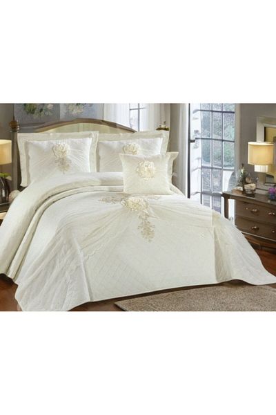 ZADA HOME Lacy Bridal Cover (4 Pieces) Double Dowry Bedspread King Size Full Specifications