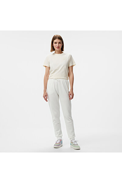 Lacoste Classic Straight Fit Kadın Beyaz Eşofman Altı